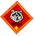 wolf badge